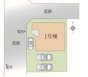 所沢市下安松22期全1棟　新築戸建の区画図