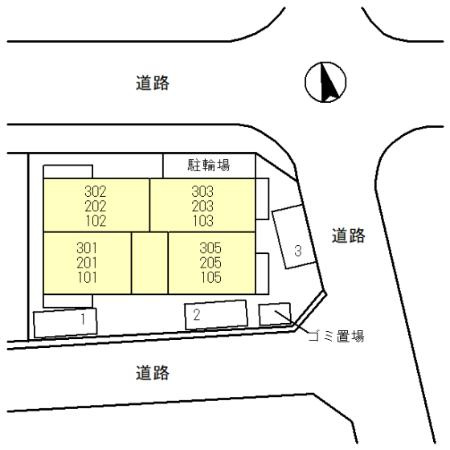 メゾン・ド・ジュエルの区画図