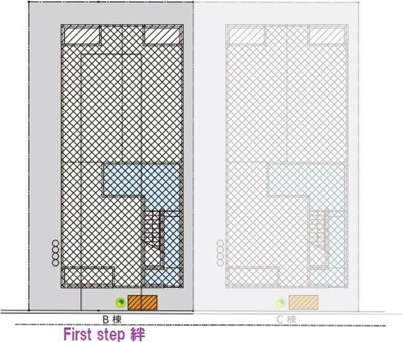 First　step　絆(ファーストステップキの区画図