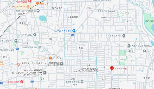 エステート樋口の地図