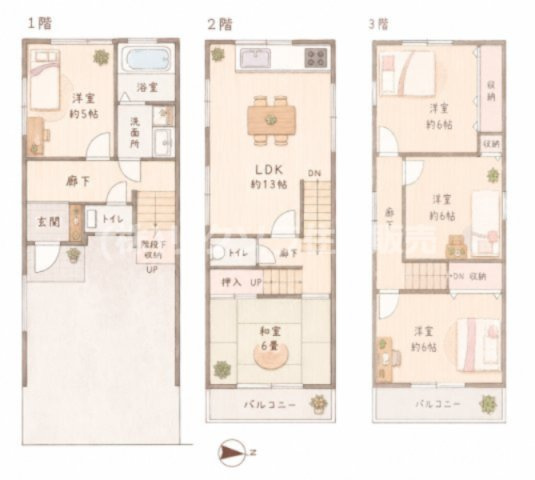 寺方錦通3丁目　中古一戸建ての間取り|間取り図はいかがですか？ご希望を叶える間取りですか？リビングの広さは？水回りの位置は？カウンターキッチン？など色々な情報が集約されています。弊社ではリフォームなどのご相談も承っております。