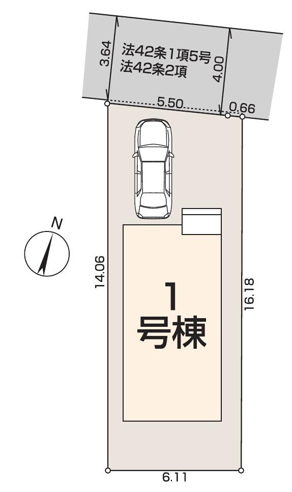 西武池袋線 東久留米駅 13分 新築戸建 東久留米市氷川台2丁目の区画図