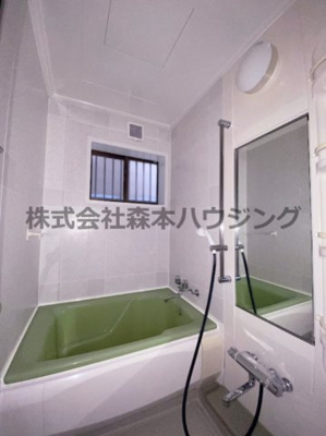 【浴室】 | 　寝屋川市錦町7テラスハウス | ゆったり過ごせるお風呂です
