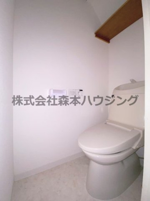 【トイレ】 | 　寝屋川市錦町7テラスハウス | トイレもきれいです