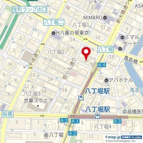 Ｔｈｅ　Ｒｅｓｉｄｅｎｃｅ　Ｎｉｈｏｎｂａｓｈｉの地図