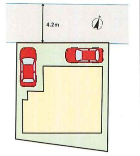 川越市寺尾第4期全1棟　新築戸建の区画図