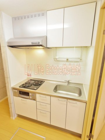 東村山市野口町１丁目のアパートのキッチン