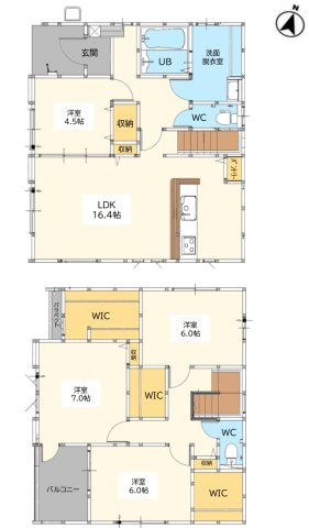 久留米市南4丁目2期の間取り
