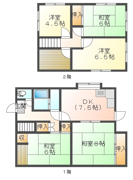 舞子坂1丁目戸建の間取り