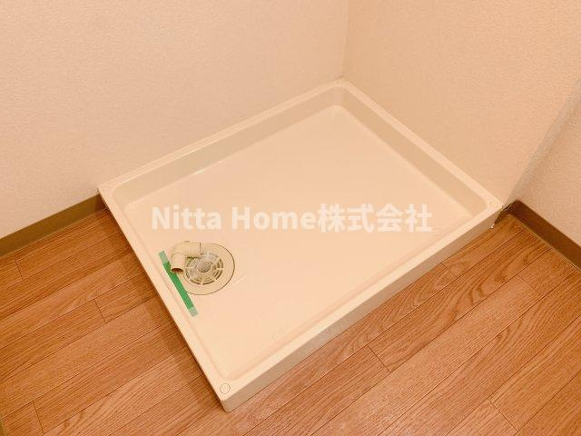 明和マンションⅠの内装|室内洗濯機置き場も完備★