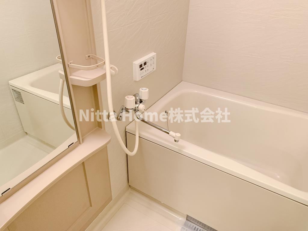 明和マンションⅠの浴室|追い炊き機能・浴室乾燥機も設置済み♪
