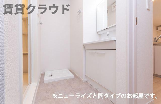 ハーモニーガーデンの洗面所|スペースが確保できる洗面所です
