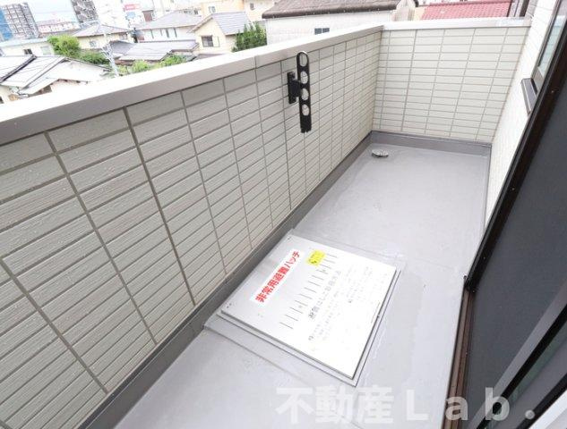 D－ROOM西熊本駅のバルコニー