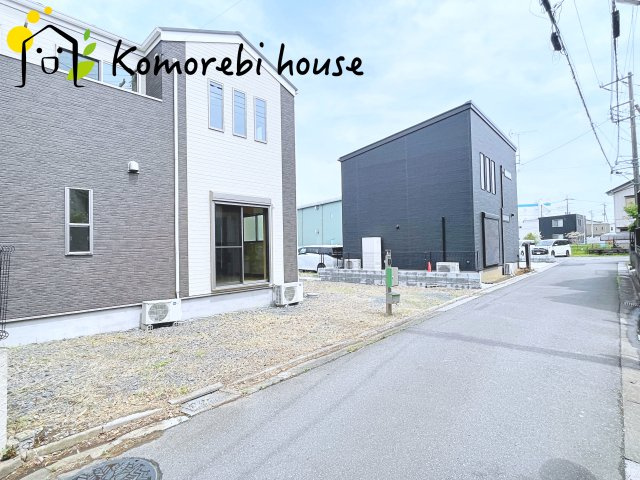 上尾市大字領家　中古戸建の前面道路含む現地写真|前面道路含む現地写真です