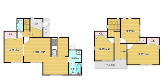 【間取り】 | 間取りは4LDKになります。