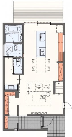 【完成予想図】 | 上益城郡御船町滝川 | ☆1階間取り図☆