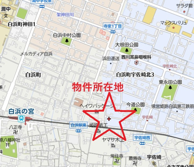 【地図】 | 宇佐崎北貸戸建