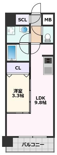 【間取り】 | スプランディッド大阪EAST