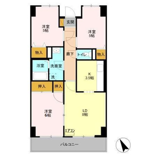 【間取り】 | オーシャンビュー弐番館