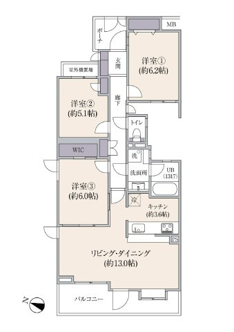 コスモ玉川学園前の画像