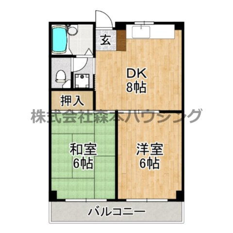 【間取り】 | 　GM藤田町EAST