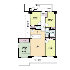 WELFARE AKASHIの間取り
