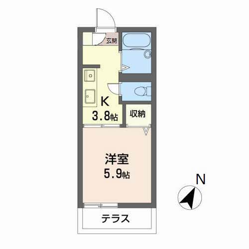 【間取り】 | ピースフルＢ棟