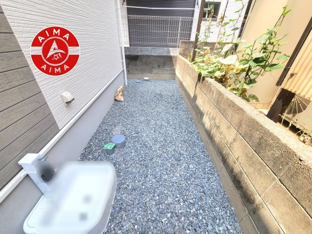 春日市須玖南2丁目第1-1棟（1号棟）の外観|お庭で自由な時間を過ごせます。