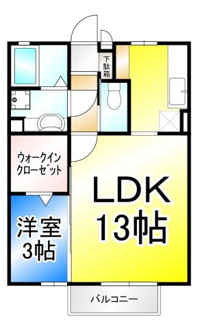 セレーノAの間取り