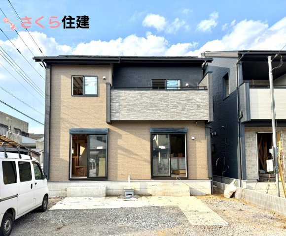 宇都宮市東原町　１号棟の外観|１号棟　角地・只今建築中！2026年8月下旬完成予定です。