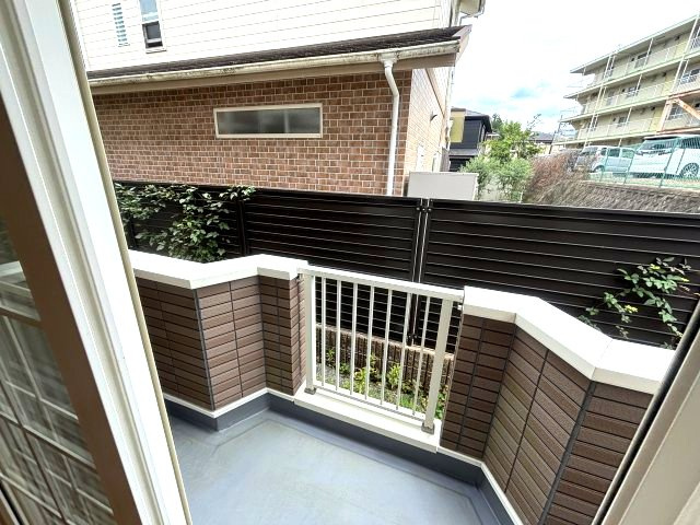河内長野市加賀田の一戸建てのバルコニー