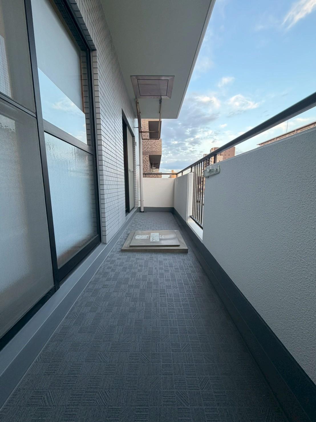 メゾン北加賀屋のバルコニー