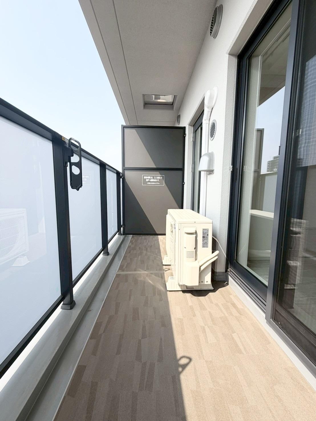 コンフォリア・リヴ博労町一丁目Qのバルコニー