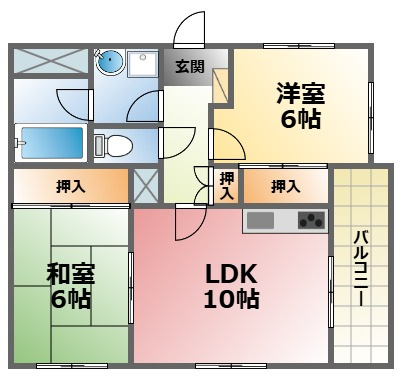 サクシード甲子園の間取り
