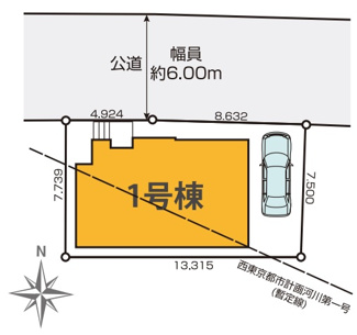 【区画図】 | 西東京市南町19期　全1棟　1号棟 | 西東京市南町19期　全1棟　1号棟
