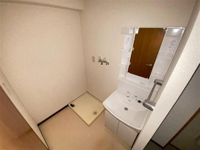 アルシェ柏の洗面所|コンパクトで使いやすい洗面所