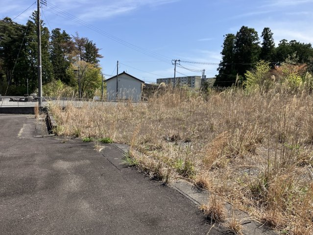 富岡町小浜 売土地の前面道路含む現地写真