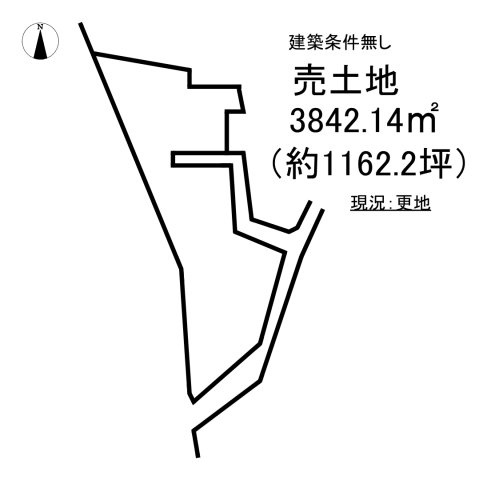 富岡町小浜 売土地の土地図