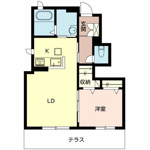 メゾン　ラ・ソルビアの間取り