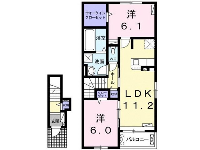 サニーサイドⅠの間取り