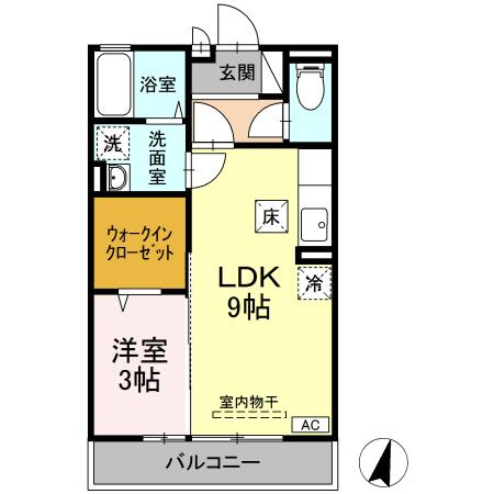 プレールルフランの間取り