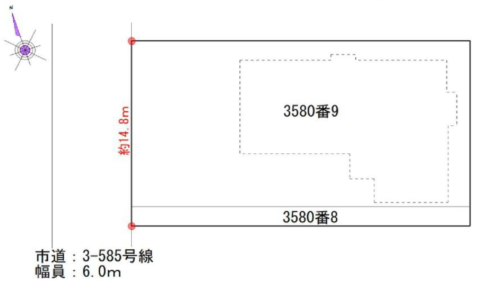 【中古戸建】伊勢崎市宮子町の区画図|■区画図