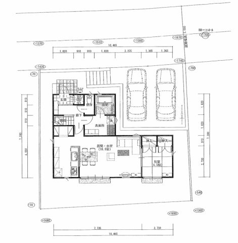 日野市百草８期の区画図