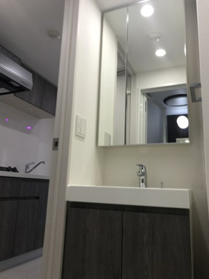 【洗面所】 | クレヴィスタ板橋志村 | ゆったりとスペースのある洗面所