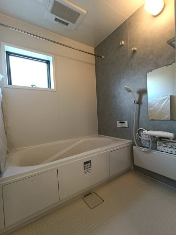 北葛飾郡松伏町松伏　松伏　新築戸建　全9棟の浴室|落ち着いた空間のお風呂です