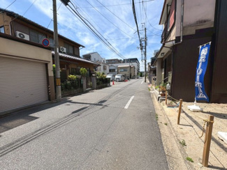 【前面道路含む現地写真】 | 南区吉祥院中島町　建築条件付