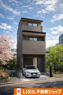 【外観】 | 南区吉祥院中島町　建築条件付 | 《外観イメージパース》
実際の色味や材質とは異なる場合がございます。