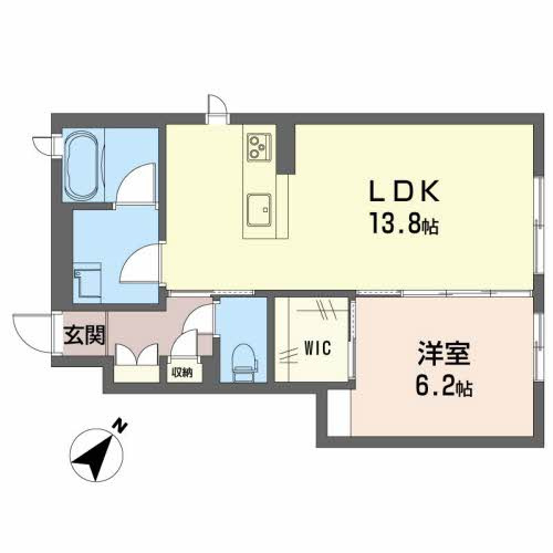 シャーメゾン ゆずの間取り