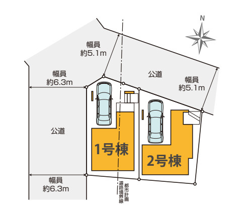 さいたま市大宮区櫛引町　19期　新築一戸建て　KEIAI GRACE　01の区画図|1号棟