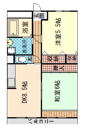アベニュー穝の間取り